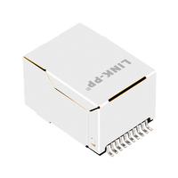 LPJE8802DNL connecteur de carte PCB à montage en Surface, prise modulaire RJ45 à Port unique, sans languette magnétique vers le bas, sans Led