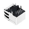 LPJE160ABNL RJ45 1x1 Port Modular Jack Without Magnetics Tab Down Πράσινο/Κίτρινο Led εικόνα αντίχειρα 3