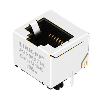 LPJE660DNL RJ45 8P8C Top Entry Pcb Smt Modular Jack Without Integrated Magnetics Without LED