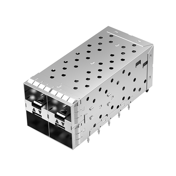 Compatível com Pulse SFPP-3131-L LINK-PP Conector de gaiola LP22BC01201 SFP+2x2 com tubo de luz interno