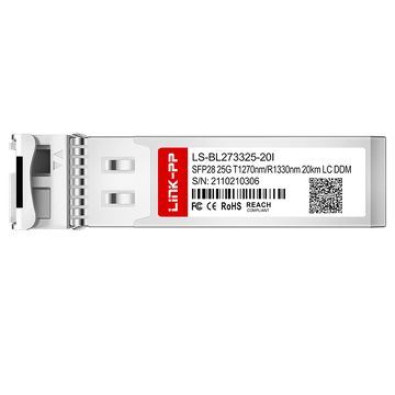 Mellanox SFP-25G23-BX20-I Compatible LINK-PP 25G SFP28 BiDi 1270nm-TX/1330nm-RX 20km Simplex LC/UPC DOM SMF Optical Transceiver Module (Industrial) image 3