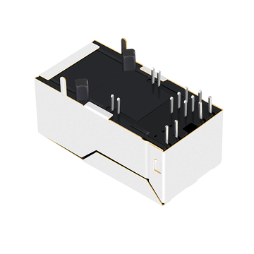 Совместимость с импульсным JK0-0144NL LINK-PP LPJK2007ASNL 10/100 Base-T RJ45 POE Ethernet Connector Tab Up Yellow/Orange&Green Led image 3