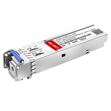 Juniper SFP-GE10KT13R15 Compatible LINK-PP 1G SFP BiDi (1310nm-TX/1550nm-RX,10km,LC SMF,DOM)
