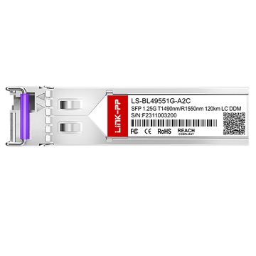 extreme mgbic-bx120-u compatible 1000base-bx120-u sfp bidi 1490nm-tx 1550nm-rx 120km simplex lc smf transceiver module image 3