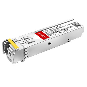 DELL SFP-GE-BX120D-1550 Compatible LINK-PP 1G SFP BiDi 1550nm-TX/1490nm-RX 120km DOM Simplex LC SMF Optical Transceiver Module