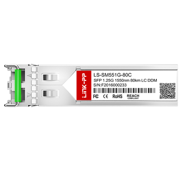Compatibile con SMC Networks SMCBGZLCX1 LINK-PP Modulo ricetrasmettitore ottico 1G SFP 1550nm 80km DOM Duplex LC SMF immagine 3