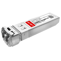 Cisco SFP-10G-ZR100-I متوافق مع LS-SM5510-A0I SFP+ 10GBASE-ZR 1550nm 100km SMF وحدة الإرسال والاستقبال الضوئية DOM دوبلكس LC/UPC (صناعية)