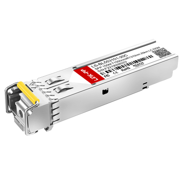 LINK-PP وحدة إرسال واستقبال ضوئية LS-BL553101-20C 155M SFP BiDi 1550nm-TX/1310nm-RX 20km DOM Simplex LC SMF