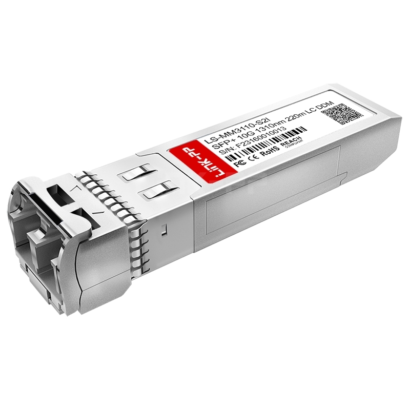 Cisco SFP-10G-LRM-I Compatible LS-MM3110-S2I SFP+ 10GBASE-LRM 1310nm 220m DOM Duplex LC/UPC MMF/SMF Optical Transceiver Module (Industrial)