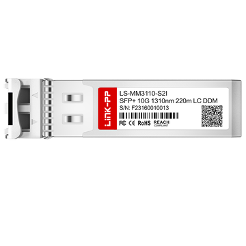 LINK-PP LS-MM3110-S2I Modulo ricetrasmettitore ottico MMF duplex LC/UPC DOM 10G SFP+ 1310nm 220m (industriale) immagine 3