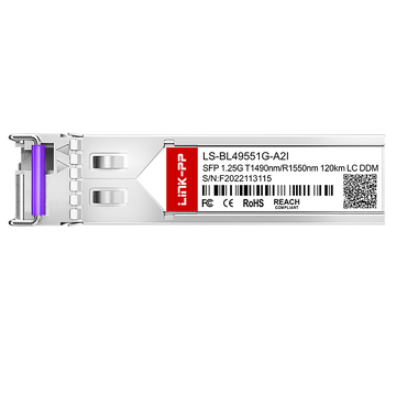 LINK-PP LS-BL49551G-A2I 1G 양방향 SFP 1490nm 송신/1550nm 수신 120km DOM 단방향 LC SMF 광 트랜시버 모듈(산업용) 이미지 3