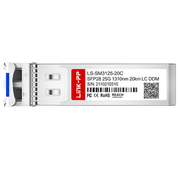 LINK-PP LS-SM3125-20C 25G SFP28 1310nm 20km Duplex LC/UPC DOM SMF Optical Transceiver Module image 3