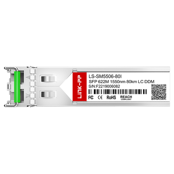 LS-SM5506-80I 622m sfp 1550nm 80km dom duplex lc smf optical transceiver module (industrial) image 3