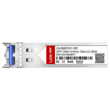 fs sfp-100lx-31 compatible 100base-lx10 sfp 1310nm 10km duplex lc smf transceiver module image 3