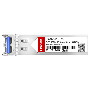 Compatibile con H3C SFP-FE-LX-SM1310-D LINK-PP Modulo ricetrasmettitore ottico duplex LC DDM SMF da 155 m SFP, 1310 nm, 10 km (immagine 3)