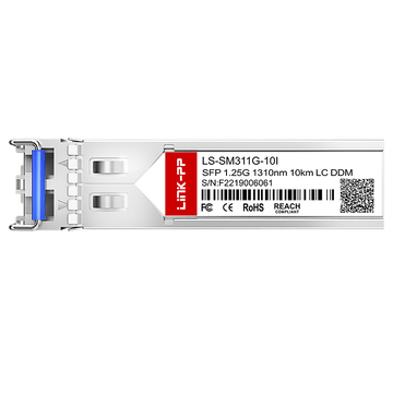 エクストリーム10052H互換 LINK-PP 1G SFP 1310nm 10km デュプレックス LC DOM SMF 光トランシーバーモジュール（産業用）画像3