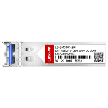 LINK-PP LS-SM3101-20I 155M SFP 1310nm 20km Duplex LC DOM SMF Optical Transceiver Module (Industrial) image 3