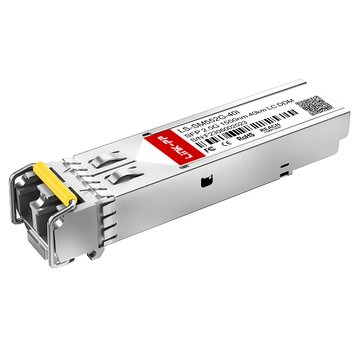 LINK-PP LS-SM552G-40I 2.5G SFP 1550nm 40km DOM Duplex LC SMF Optical Transceiver Module (Industrial)