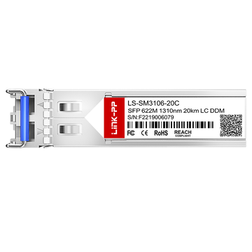 LINK-PP LS-SM3106-20C 622M SFP 1310nm 20km DOM Duplex LC SMF - Immagine 3