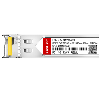 LINK-PP LS-BL55312G-20I 2.5G SFP 20km 1550nm-TX/1310nm-RX シンプレックスLC SMF光トランシーバーモジュール（産業用）画像3