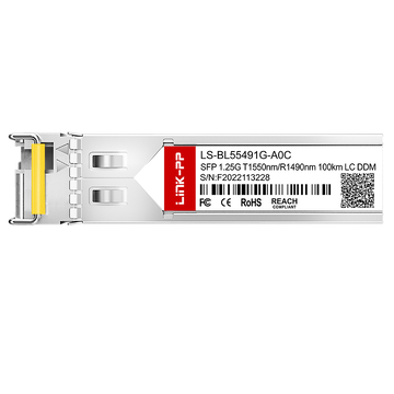LINK-PP LS-BL55491G-A0C 1G SFP BiDi 1550nm-TX/1490nm-RX 100km Simplex LC DOM SMF Optisches Transceiver-Modul Bild 3