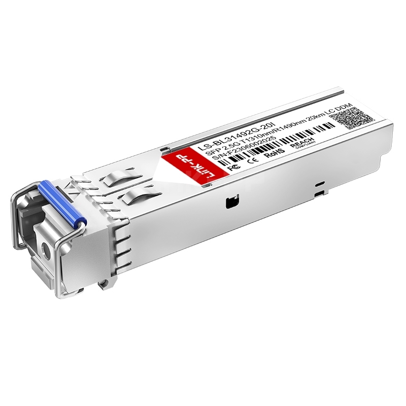 LS-BL31492G-20I SFP 2.5G 1310nm-TX/1490nm-RX 20km DOM Simplex LC/UPC SMF Optical Transceiver Module(Industrial)