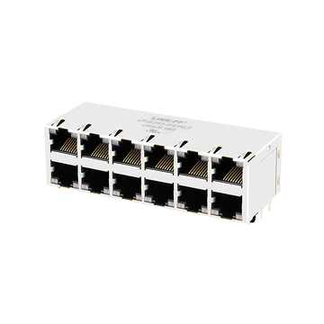 JMA-C51A-663Y compatible lpje265-0i47nlf rj45 2x6 8p8c connectors yellow&green yellow&green led without magnetics