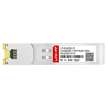 汎用SFP-2.5GTI互換 LINK-PP 2.5G SFP銅線100m RJ-45産業用トランシーバーモジュール 画像3
