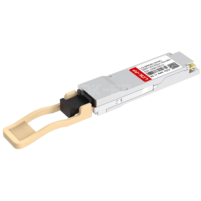 LQ-M8540-SR4C 40G QSFP+ SR4 850nm 150m DOM MPO-12/UPC MMF Optical Transceiver Module