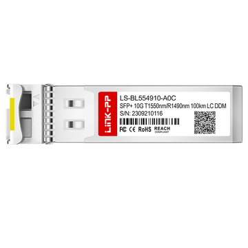 Generic SFP-10G54-BX100 Compatible LINK-PP 10G SFP+ BiDi 1550nm-TX/1490nm-RX 100km Simplex LC/UPC DOM SMF Optical Transceiver Module image 3