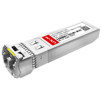 وحدة إرسال واستقبال بصرية LS-CW10-1550C SFP+ 10G CWDM 5510nm 10km DOM Duplex LC/UPC SMF متوافقة مع Cisco CWDM-SFP10G-1550-10