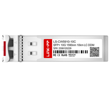 Juniper EX-SFP-10GE-CWE59-10 Compatible LINK-PP 10G SFP+ CWDM 1590nm 10km Duplex LC DDM SMF Optical Transceiver Module image 3