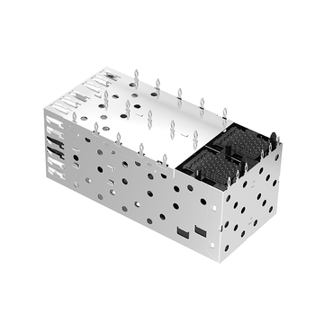 Molex 1700712011 Compatibel LINK-PP LP22CC01103 SFP28 2X2 Cage&Connector met EMI-veervingerlichtgeleider afbeelding 4