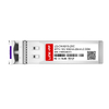 FS CWDM-SFP10G-20L Compatible LINK-PP 10G SFP+ CWDM 1490nm 20km Duplex LC DOM SMF Optical Transceiver Module thumb image 3
