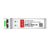 Совместимость с Juniper EX-SFP-10GE-CWE53-20 LINK-PP 10G SFP+ CWDM 1530 нм 20 км Дуплексный оптический трансивер LC DDM SMF (изображение 3)