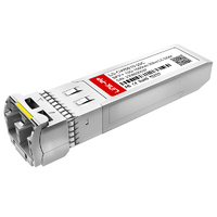 Ciena CWDM-SFP10G-1550 Compatible LS-CW5510-20C SFP+ 10G CWDM 1550nm 20km DOM Duplex LC/UPC SMF Optical Transceiver Module