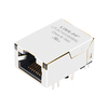 LPJK7403B98NL 1000 Base-T Χαμηλού προφίλ RJ45 Magjack Connector Καρτέλα επάνω Πορτοκαλί&Πράσινο/Κίτρινο LED εικόνα αντίχειρα 1