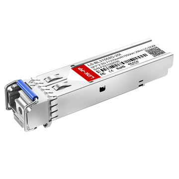 LINK-PP LS-BL31552G-20I 2.5G SFP 1310nm-TX/1550nm-RX 20km DOM Simplex LC/UPC SMF Optical Transceiver Module(Industrial)