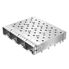 Amphenol U77-A461M-2071 Compatible LINK-PP LP14BC01000 SFP+ 1X4 Cage Press-Fit With EMI Spring Finger thumb image 1