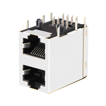 Connettori RJ45 2x1 LPJE17208DNL, connettore a doppio strato per PCB senza magneti integrati, immagine 5