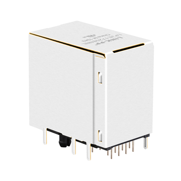 LPJE17208NNL Connettori RJ45 2X1 Doppio Deck Gang Jack PCB senza magneti e senza LED immagine 5
