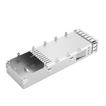 Amphenol U90-A101-1001 Compatible LINK-PP LP11DC01000 QSFP 1x1 Cage With Internal/External EMI Springs image 4