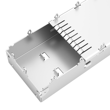 Amphenol U90-A101-1001 Compatible LINK-PP LP11DC01000 QSFP 1x1 Cage With Internal/External EMI Springs image 5