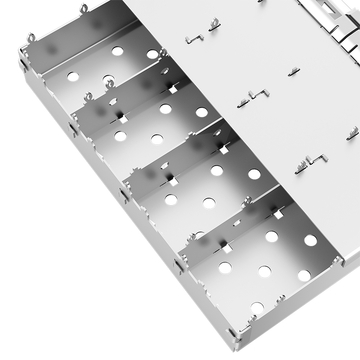 LINK-PP LP14CC01000S SFP28 1x4 behuizing met EMI-veervinger afbeelding 4