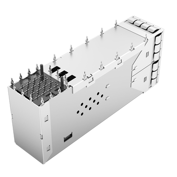 Molex 1700711001 Compatibele LP21CC01003 SFP28 2x1 behuizing en connector met EMI-veervinger afbeelding 4