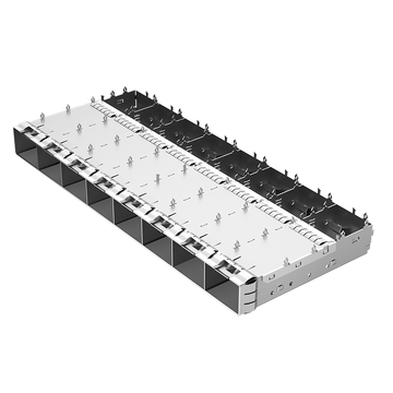 Molex 1004568820 compatibele LP18CC01000S SFP28 1X8 behuizing met EMI-veervinger (afbeelding 2)