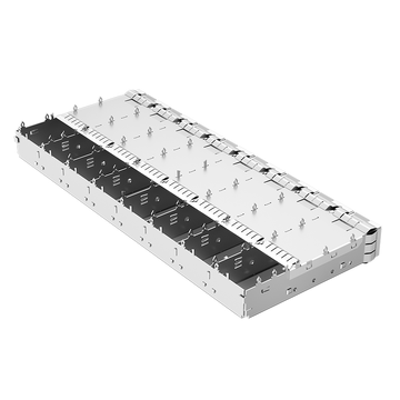 Molex 1004568820 compatibele LP18CC01000S SFP28 1X8 behuizing met EMI-veervinger (afbeelding 3)