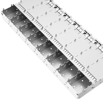 Molex 1004568820 compatibele LP18CC01000S SFP28 1X8 behuizing met EMI-veervinger (afbeelding 4)