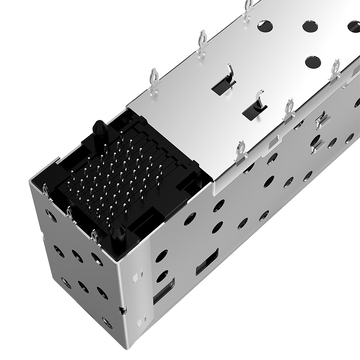 LINK-PP موصل قفص SFP 2x1 LP21A602001 مع زنبرك EMI (صورة 5)
