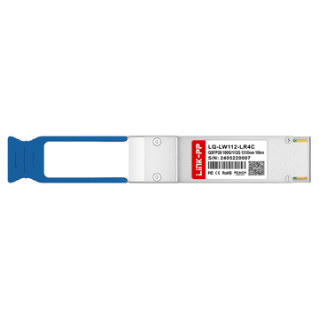 LINK-PP صورة 3 لوحدة الإرسال والاستقبال الضوئية أحادية النمط LQ-LW112-LR4C 100G/112G QSFP28 ثنائية السرعة 1310 نانومتر 10 كم DOM Duplex LC SMF